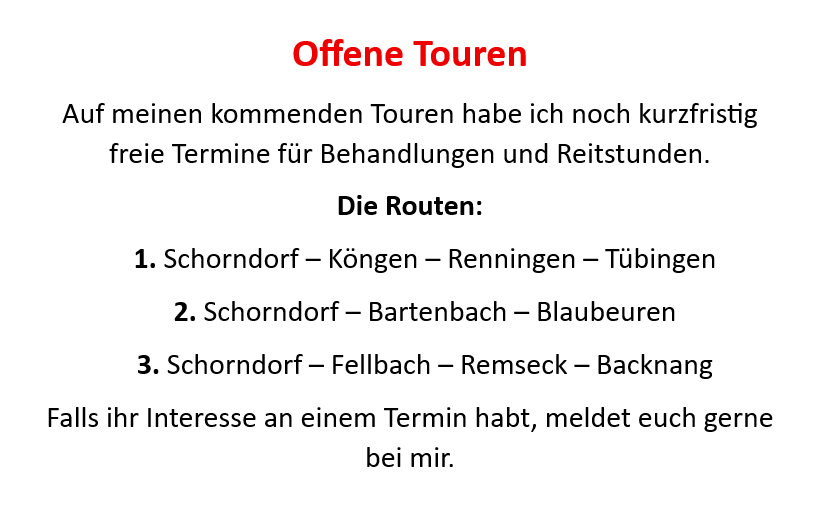 Offene Touren
